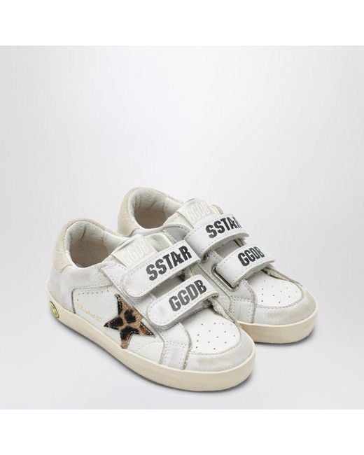 Golden Goose Deluxe Brand White Old School Sneakers