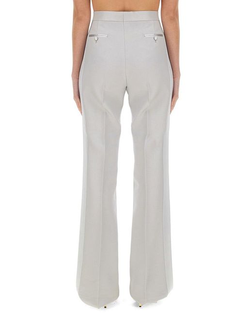 Tom Ford Gray Wide Leg Tuxedo Tailored Pants