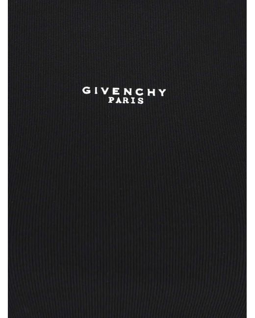 Givenchy Geribbelde Tanktop in het Black
