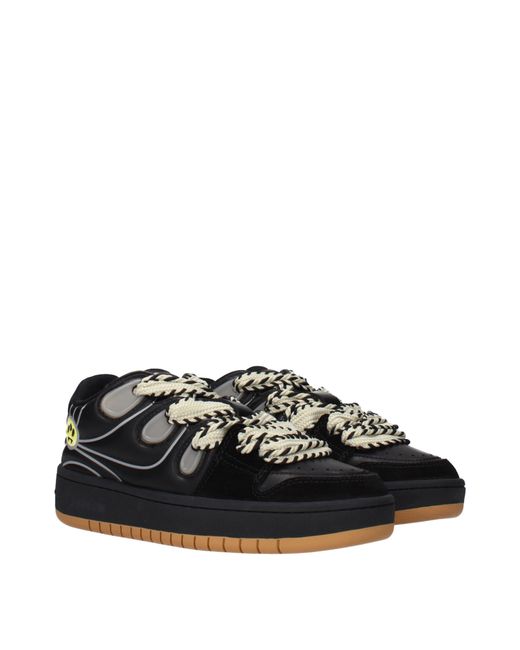 Barrow Black Sneakers Skate Leather