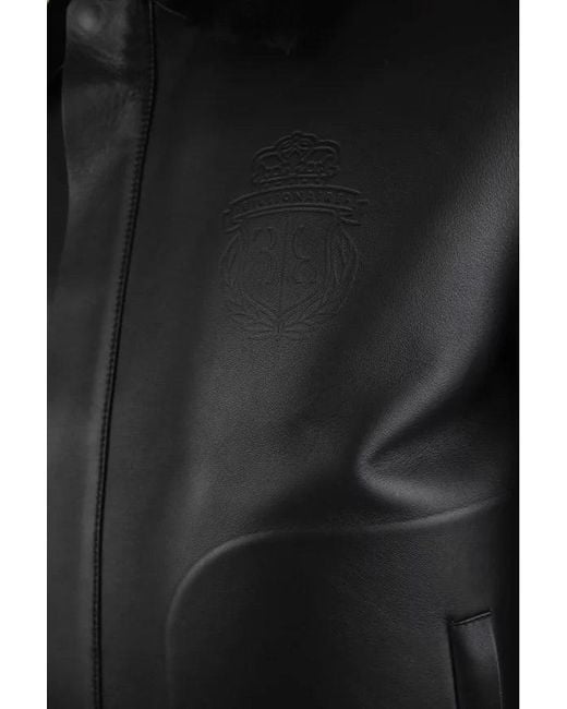 Billionaire Black Leather Jacket
