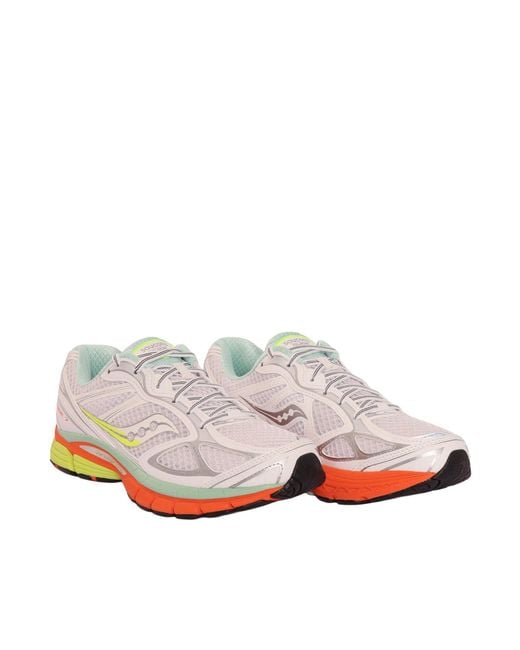 Saucony White Progrid Guide 7 Sneakers
