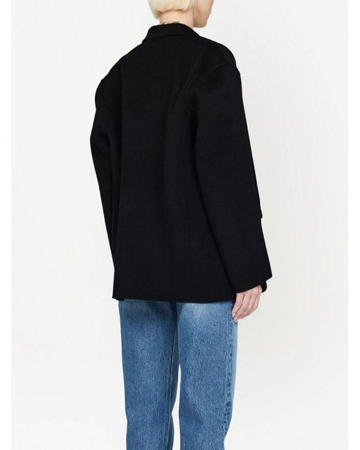Anine Bing Black Quinn Single-Breasted Blazer