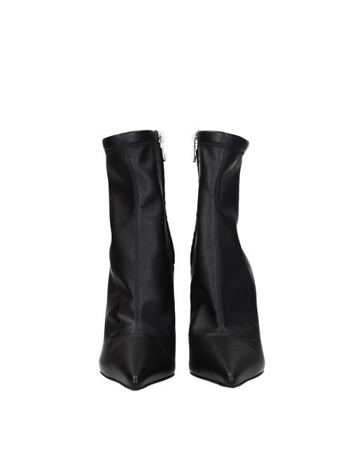Dolce & Gabbana Black Dolce&Gabbana Stivaletti Donna Pelle Nero for men