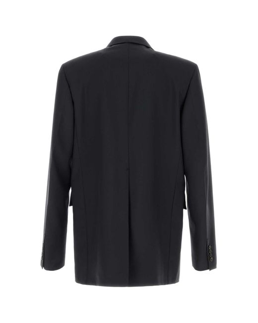 Gucci Black Graphite Twill Blazer for men