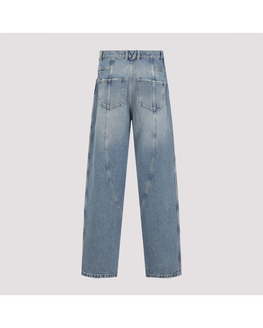 Moschino Blue Cotton Jeans