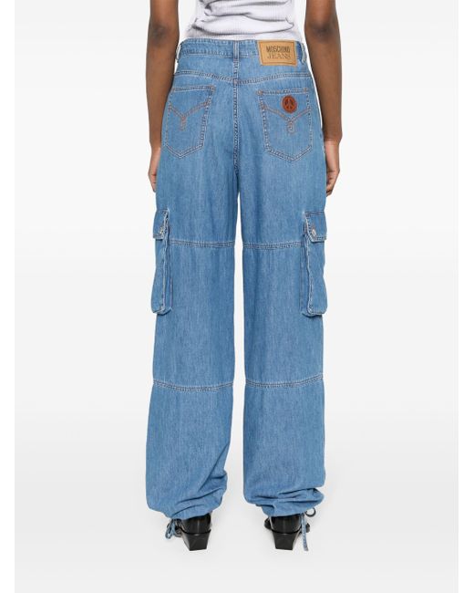 Moschino Blue Pants Clothing