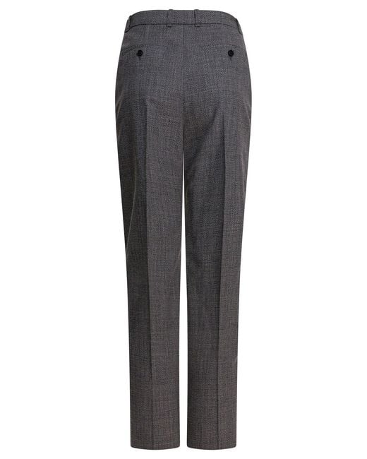 McQueen Blue Wool Pants