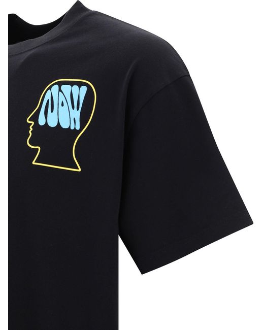 Brain Dead Het Nu Bewegings T -shirt in het Black voor heren