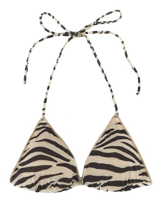 Mc2 Saint Barth Natural 'Leah' Bikini Top