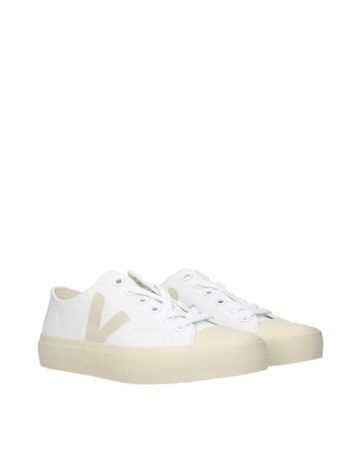 Veja White Nova Ht Canvas Sneakers