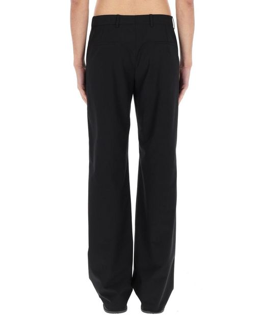 Gucci Black Wool Blend Tailored Pants for men