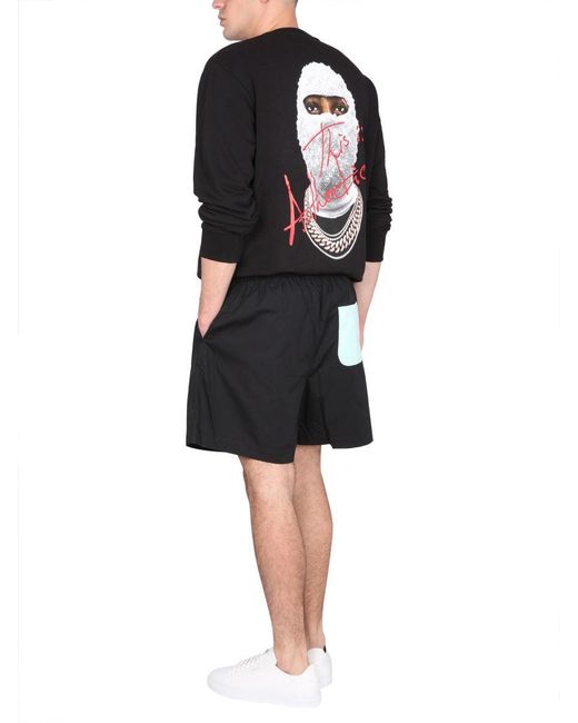 Ih Nom Uh Nit Black Sweatshirt With Print for men