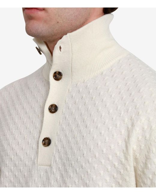 Paolo Pecora White Sweaters for men