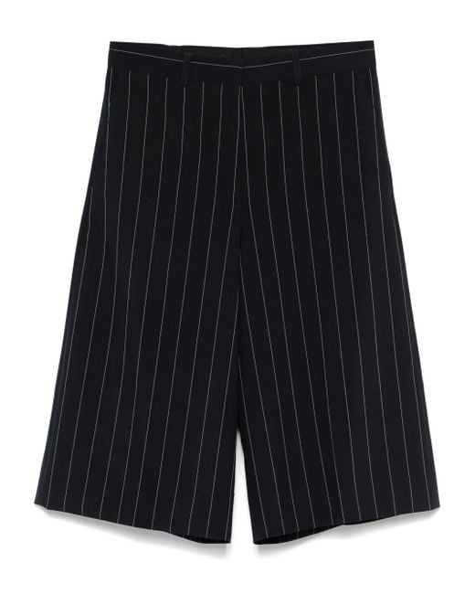Stella McCartney Pinstriped Tailored Shorts in het Black