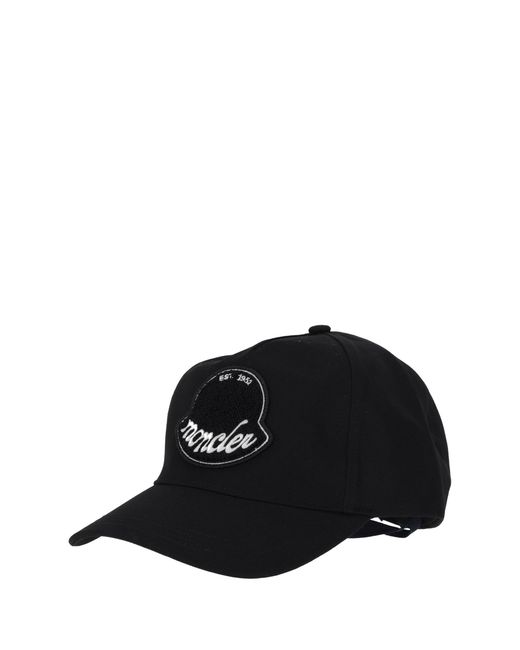 Moncler Baseballpet in het Black voor heren