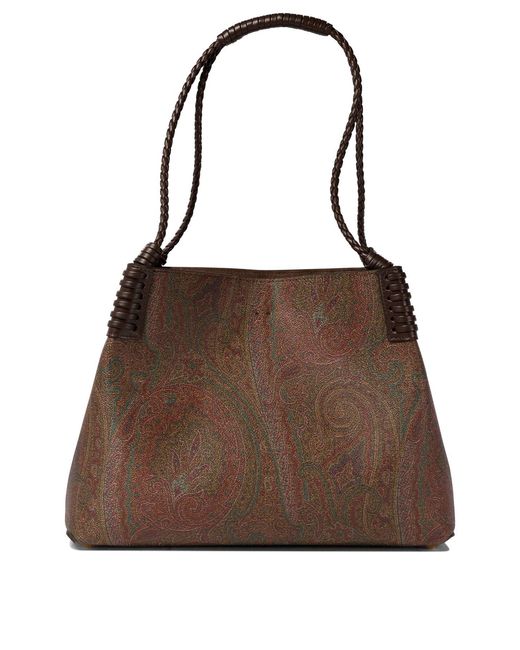 Etro Brown "Libra" Umhängetasche