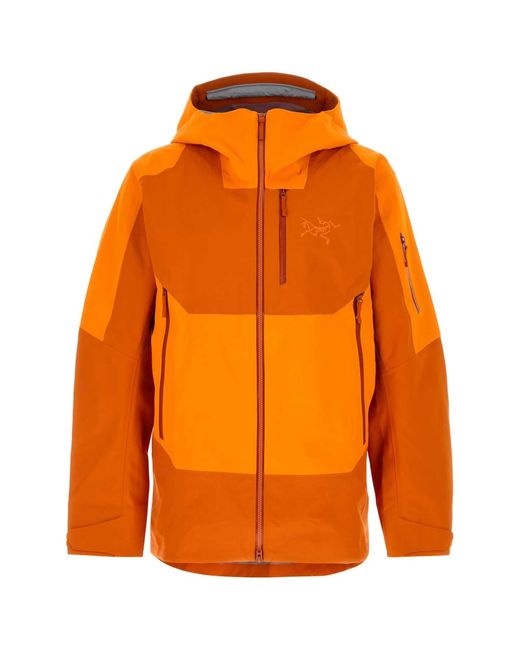 Arc'teryx Orange Gore-tex Sobre Sv Jacket for men