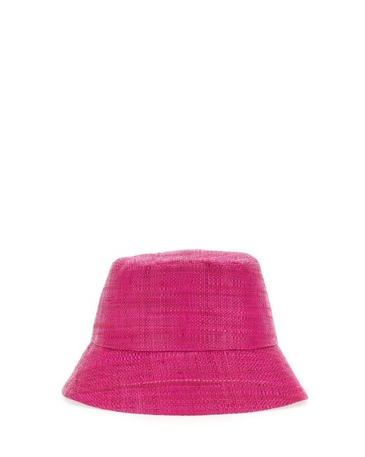 Ruslan Baginskiy Pink Bucket Hat With Logo