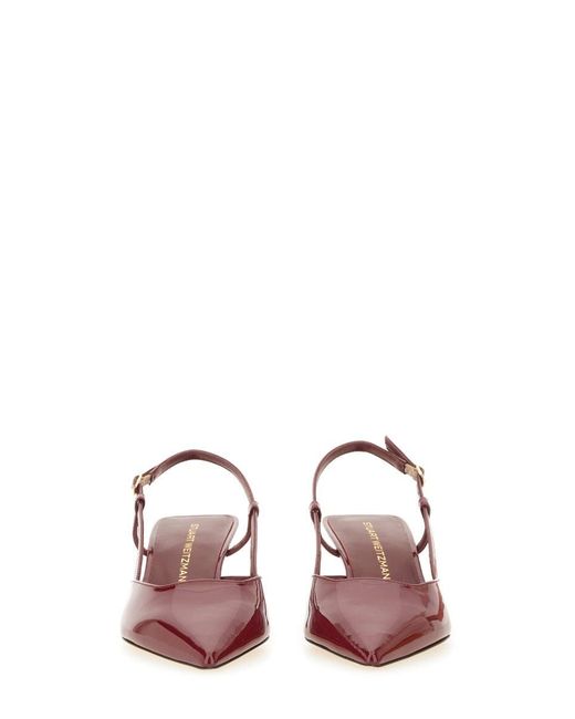 Stuart Weitzman Pink Leather Sandals For