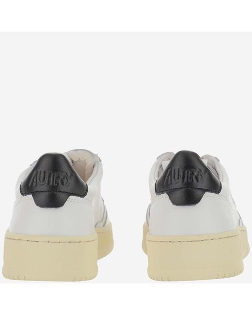 Autry White Sneakers Medalist Low Leather