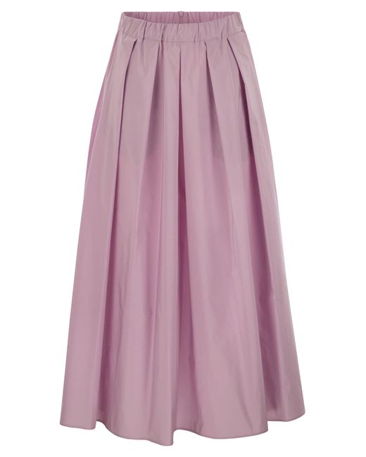 Weekend by Maxmara Purple Wochenende max mara curvato tafta longrock