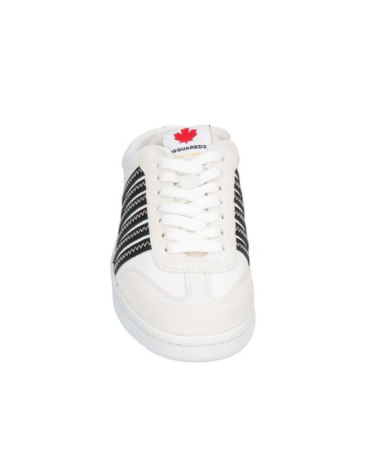 DSquared² White Open Back Sneakers
