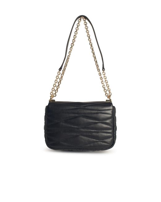 Furla '1927' Kleine Zwarte Leer Crossbody Tas in het Black
