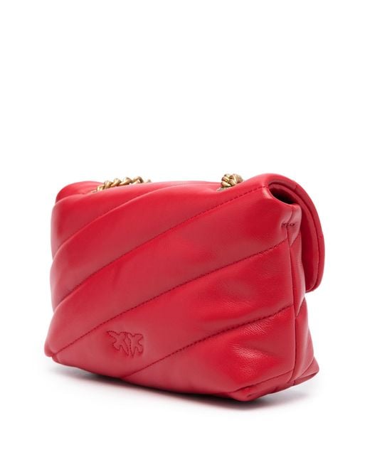 Pinko Red Baby Love Bag Puff Maxi Quilt