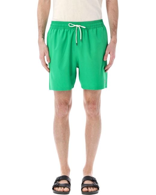 Polo Ralph Lauren Green Traveller Swim Shorts for men