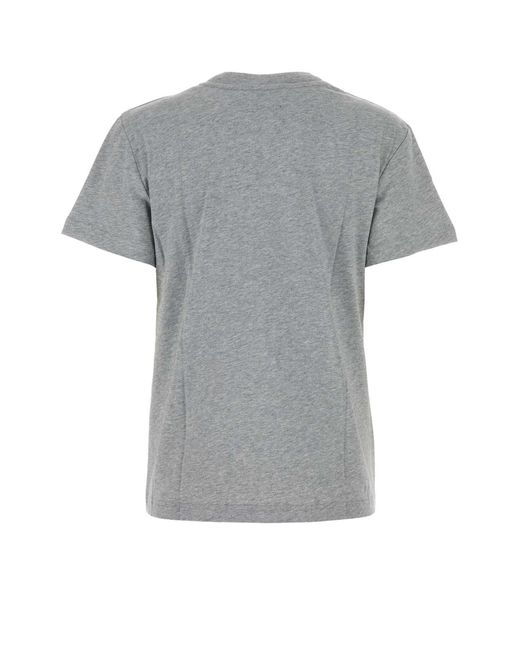A.P.C. Gray Melange Cotton T-Shirt