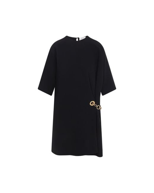 Céline Black Viscose Midi Dress