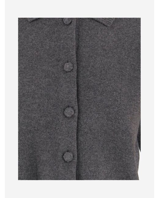 THE GARMENT Het Kledingstuk Kasjmierwollen Vest in het Gray