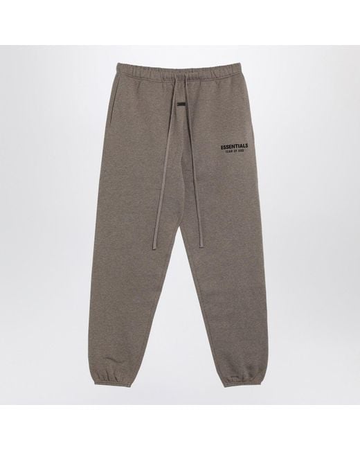 Fear Of God Gray Jogging Pants With Logo for men