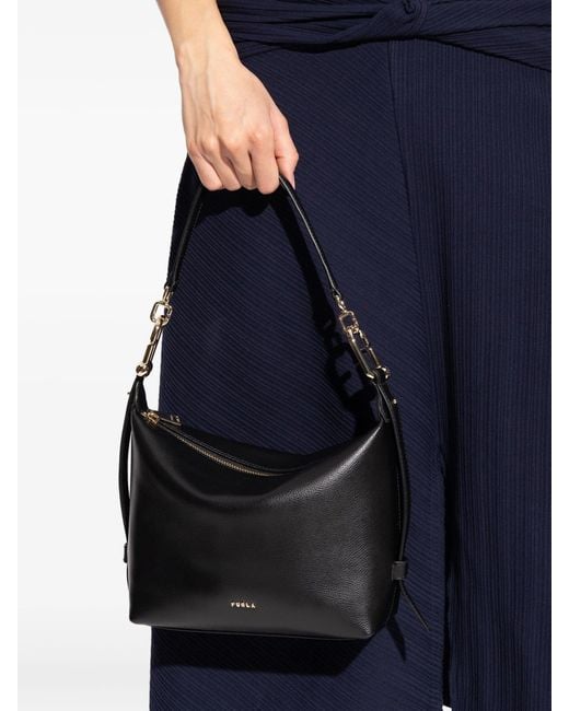 Furla Black Tonie Mini Hobo