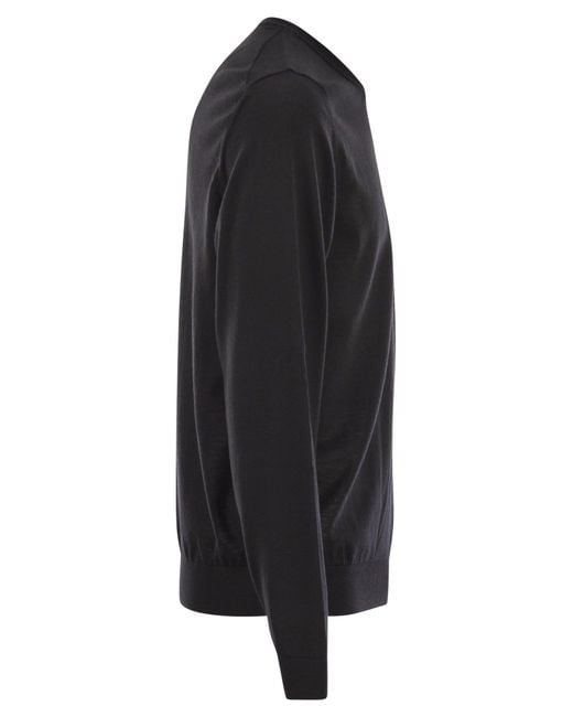 Boss Black Slim Fit Crew Neck Jumper for men