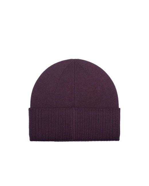 Givenchy Purple Wool Logo Hat for men