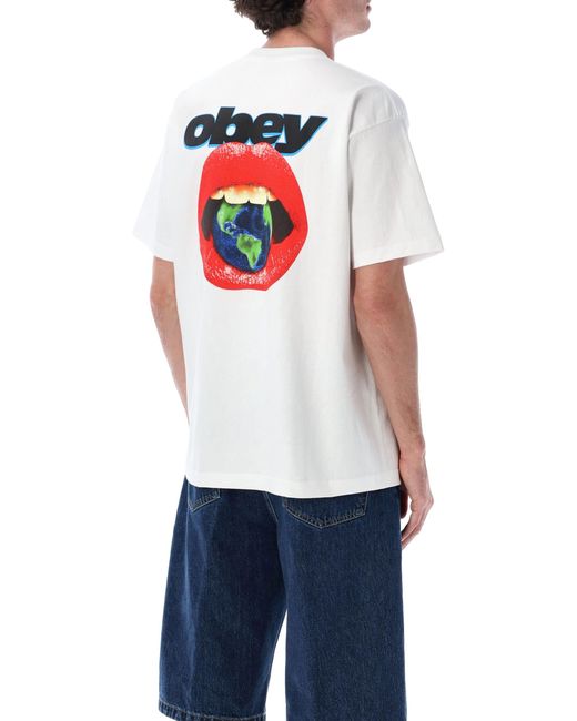 Obey White T Shirts And Polos for men