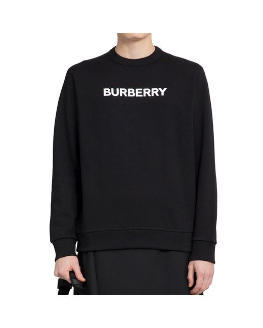 Sweat-shirt Black Crewneck avec logo Burberry pour homme
