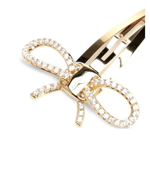 Ferragamo Metallic Bow Hair Clip
