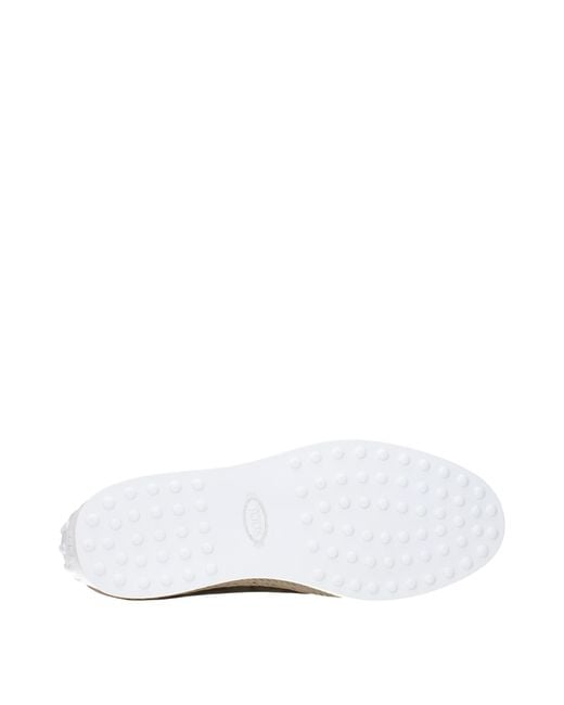 Tod's Green Slip On Uomo Camoscio Verde/Fieno
