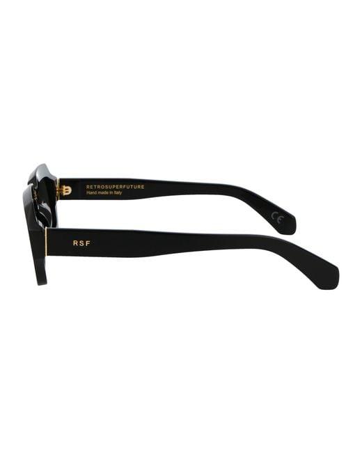 Retrosuperfuture Black Sunglasses 17 I