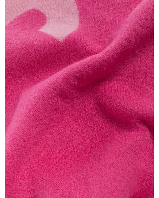 Jacquemus Black Schwarzer Fransen Detail Wickelschal