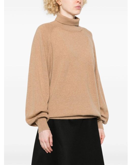 Khaite Natural Percy Cashmere Sweater