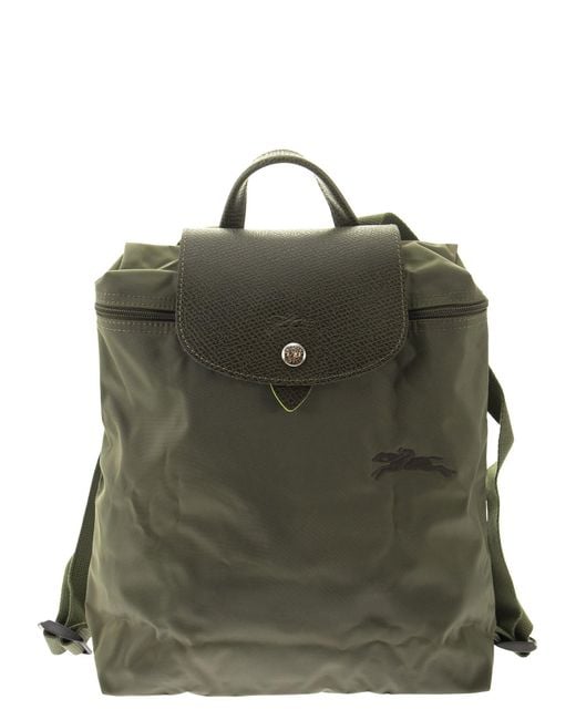 Longchamp Le Pliage Green Backpack