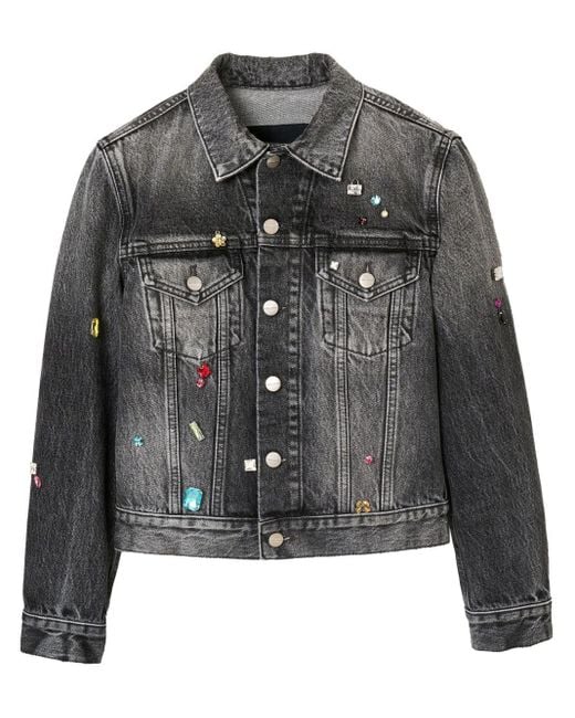 Marc Jacobs Black Denim Trucker Jacket