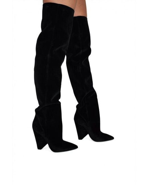 Saint Laurent Black Niki Boots