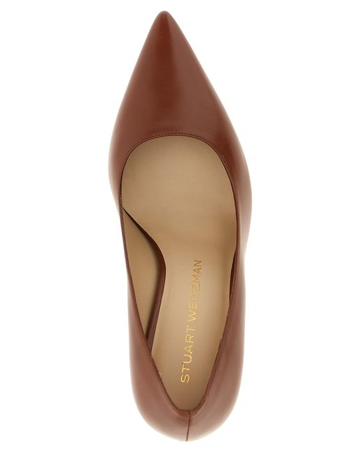 Stuart Weitzman Brown Hohe Schuhe