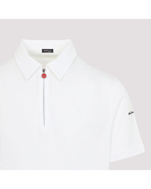 Kiton White Polo