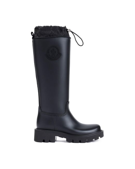 Moncler Blue Kickstream High Rain Boots